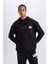 Fit NBA Los Angeles Lakers Boxy Fit Kapüşonlu Kalın Sweatshirt A4114AX24WN 3