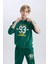 Erkek Çocuk Kapüşonlu Baskılı Kalın Sweatshirt C9805A824WN 4