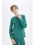 Erkek Çocuk Pijama Takım Uzun Kollu Waffle Üst Beli Lastikli Uzun Alt D5343A824WN 3