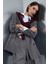 Oversize Geniş Kalıp Blazer Ceket Kruvaze Yaka Düğmeli Basic Düz Blazer Ceket C2575AX24AU 1
