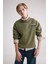 Erkek Çocuk Oversize Geniş Kalıp Bisiklet Yaka Sırt Baskılı Sweatshirt D3964A824WN 1