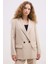 Oversize Geniş Kalıp Ceket Yaka Düğmeli Basic Düz Blazer Ceket C2457AX24AU 1