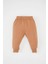 Kız Bebek 2'li Takım Baskılı Bisiklet Yaka Sweatshirt Üst Beli Lastikli Eşofman Altı D0815A524AU 4