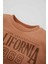 Kız Bebek 2'li Takım Baskılı Bisiklet Yaka Sweatshirt Üst Beli Lastikli Eşofman Altı D0815A524AU 5