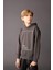 Erkek Çocuk Antrasit Kapüşonlu Baskılı Sweatshirt D3095A824AU 1
