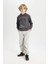 Erkek Çocuk Antrasit Kapüşonlu Baskılı Sweatshirt D3095A824AU 5