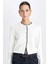 Regular Fit Basic Düz Bisiklet Yaka Düğmeli Triko Hırka A4731AX24WN 1