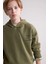 Erkek Çocuk Oversize Geniş Kalıp Sırt Baskılı Kapüşonlu Sweatshirt D3969A824WN 4