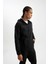 Fit Standart Fit Kapüşonlu Fermuarlı Pike Sporcu Sweatshirt C9181AX24AU 4