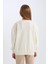 Kız Çocuk Oversize Geniş Kalıp Bisiklet Yaka Ayıcık Baskılı Sweatshirt D0607A824AU 5