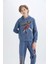 Erkek Çocuk 2'li Takım Marvel Comics Kapüşonlu Sweatshirt Beli Lastikli Eşofman Altı D2402A824AU 3
