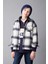 Erkek Çocuk Oversize Geniş Kalıp Polo Yaka Flanel Kareli Gömlek C9076A824WN 1