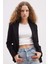 Oversize Geniş Kalıp Düğmeli Basic Düz Blazer Ceket B0490AX24AU 1