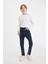 Erkek Çocuk Carrot Fit Düz Paça Cepli Jean Pantolon C5719A824WN 4