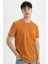 %100 Pamuk Slim Fit Dar Kesim Bisiklet Yaka Baskılı Kısa Kollu Tişört C6914AX24SM 1