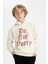 Erkek Çocuk Oversize Geniş Kalıp Kapüşonlu Baskılı Sweatshirt D1908A824WN 5