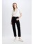 Mary Vintage Straight Fit Yüksek Bel Paça Ucu Kesik Bilek Boy Jean Pantolon C7368AX24WN 4