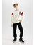 Erkek Çocuk Bisiklet Yaka Sırt Baskılı Kalın Sweatshirt C9796A824AU 2