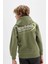 Erkek Çocuk Haki Sırt Baskılı Kapüşonlu Cepli Sweatshirt C9789A824AU 4