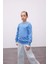 Kız Çocuk Relax Fit Bisiklet Yaka Pamuklu Basic Düz Okul Sweatshirt A2797A824AU 3