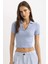 Slim Fit Dar Kesim Fitilli Kaşkorse Kısa Kollu Polo Tişört C4076AX24SP 1