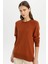 Regular Fit Yumuşak Dokulu Bisiklet Yaka Reglan Kol Basic Düz Triko Kazak I6913AZ24WN 1