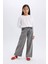 Kız Çocuk Wide Leg Geniş Bol Paça Cepli Pantolon C8534A824AU 1