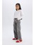 Kız Çocuk Wide Leg Geniş Bol Paça Cepli Pantolon C8534A824AU 3