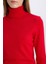 Regular Fit Yumuşak Dokulu Balıkçı Yaka Basic Düz Triko Kazak H1651AZ24WN 5