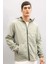 Su İtici Slim Fit Dar Kesim Kapüşonlu Fermuarlı Mevsimlik Baharlık Mont C5821AX24AU 1