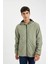 Su İtici Slim Fit Dar Kesim Kapüşonlu Fermuarlı Mevsimlik Baharlık Mont C5821AX24AU 5