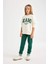 Kız Çocuk Relax Fit Bisiklet Yaka Baskılı Okul Sweatshirt C6868A824AU 5