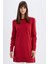 Regular Fit Bisiklet Yaka Yırtmaçlı Basic Düz Triko Kazak Tunik H3431AZ24AU 1