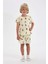 Erkek Bebek Disney Mickey & Minnie Pijama Takımı Penye Kısa Kollu Üst Şort C3531A524HS 1