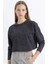 Coool Loose Fit Yıkamalı Soluk Efektli Uzun Kollu Tişört C4398AX24SP 1