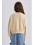 Kız Çocuk Oversize Geniş Kalıp Bisiklet Yaka Baskılı Sweatshirt A6158A823AU 5