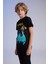 Erkek Çocuk Batman Pijama Takımı Kısa Kollu Üst Beli Lastikli Uzun Alt B5575A824SP 2