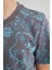 Erkek Çocuk Pijama Takımı Desenli Kısa Kollu Üst Beli Lastikli Uzun Alt B5542A824SP 5