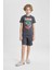 Erkek Çocuk Marvel Avengers Pijama Takımı Kısa Kollu Üst Şort C0992A824SP 2