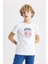 Erkek Çocuk Marvel Spiderman Kısa Kollu Pijama Takımı C0624A824SP 4