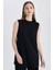 Regular Fit Bisiklet Yaka Kolsuz Basic Düz Tunik A8352AX24SP 1