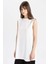 Regular Fit Bisiklet Yaka Kolsuz Basic Düz Tunik A8352AX24SP 1