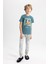 Erkek Çocuk Pijama Takımı Avatar the Last Airbender Kısa Kollu Üst Uzun Alt B6215A824SP 2
