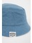 Erkek Çocuk Etiket Baskılı Jean Bucket Şapka B7890A824SM 2