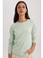Regular Fit Bisiklet Yaka Yumuşak Dokulu Basic Düz Triko Kazak F7091AZ23WN 1
