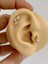 1 Adet G23 Titanium ( Titanyum) Zirkon Taşlı Tragus Kıkırdak Conch Flat Helix Lobe Uyumlu Piercing 3