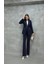 Blazer-Ceket-Pantolon-Alt Üst Takım Tek Düğmeli Cepli 4