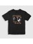 Çocuk Siyah I Do Not Think Therefore I Do Not Am Cat Kedi T-Shirt 1