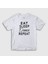 Çocuk Beyaz Eat Sleep Dance Repeat Hediye Dansçı T-Shirt 1