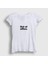 Kadın Beyaz Out Of Office Ofis Beyaz Yaka T-Shirt 1